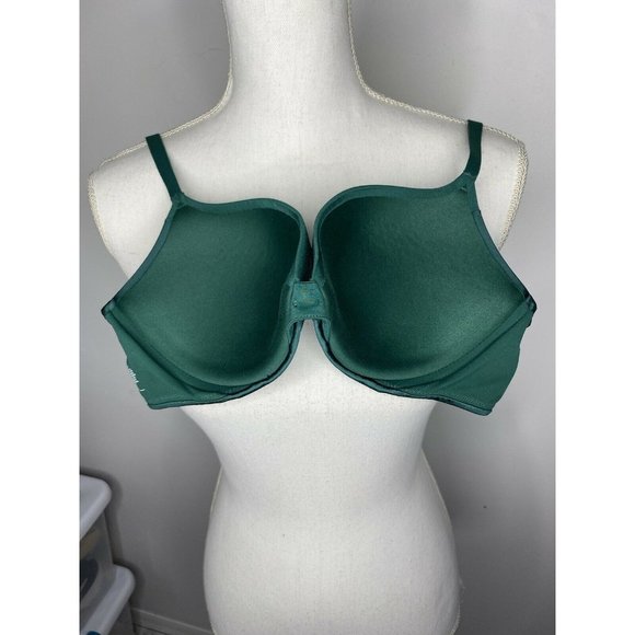 Victoria’s Secret Push-Up Pigeonnant Emerald Green Size 36B - Picture 11 of 12